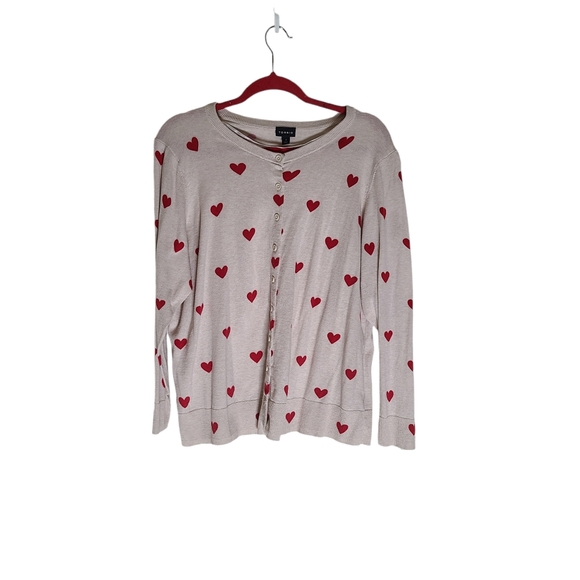 torrid Sweaters - Torrid Button Down Classis Sweater. ❤️  pattern. 3x.